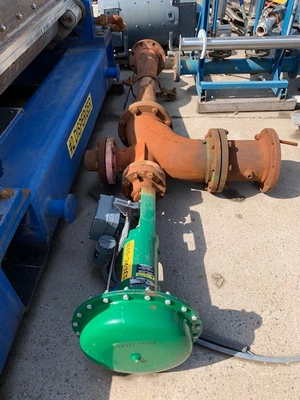 Jetcooker valve with Fisher actuator and positioner!