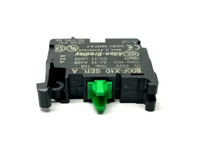 800F-X10 | Allen Bradley  Ser. A Contact Block 600V 10A LOT OF 5 - Used