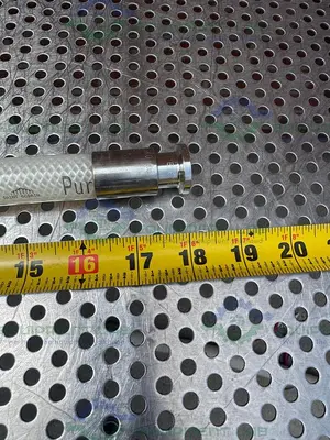 USED SAINT GOBAIN SBP 0500 PURE FIT 18" HOSE W/ 1/2" SANITARY FITTING