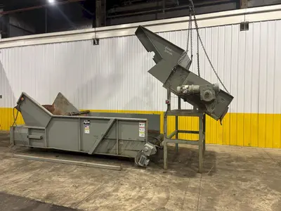 60" WIDE MARATHON MODEL #PERFORATOR FOR PLASTIC BOTTLES & ALUMINUM CANS : STOCK #21935