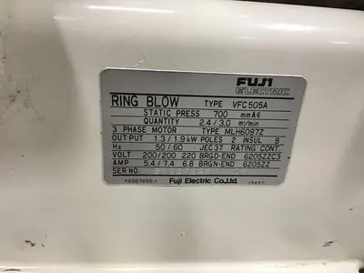 USED FUJI ELECTRIC VFC505A