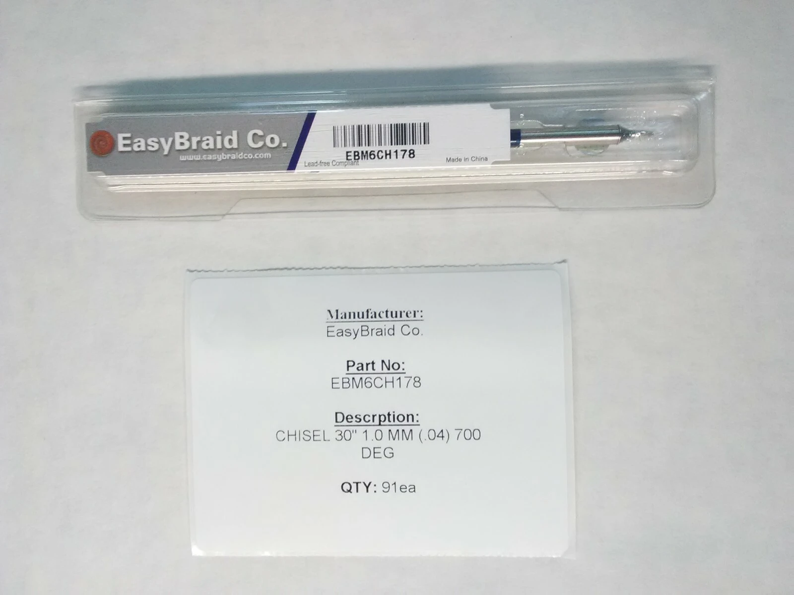 NEW Easybraid EBM6CH178