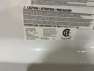 Used SAMSUNG DVG52DG5530WA3 Residential Appliances Michigan US | Miedema Asset Management Group #1320947