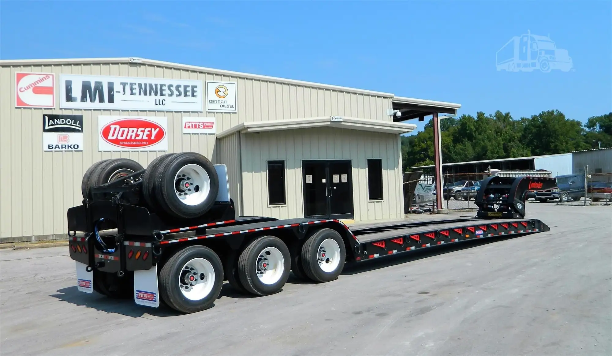 New | in-Stock 2027 PITTS LB55-22DC Lowboy Trailers Tennessee US | LMI Tennessee LLC #1505078