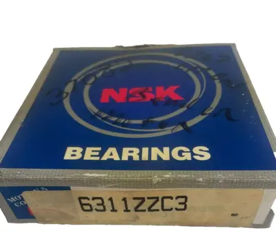 NEW NSK 6311ZZC3 BALL BEARING