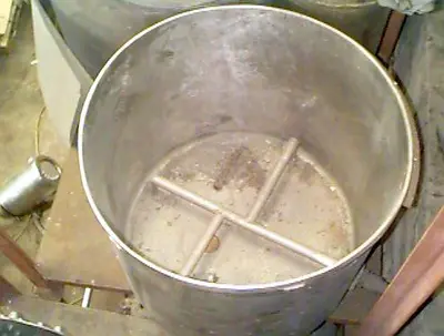 360 L S/S Tank With Hinged Lid