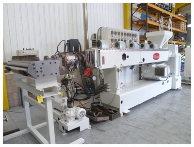 1,350 mm wide Welex Sheet Extrusion line with 120 mm Dia Welex extruder