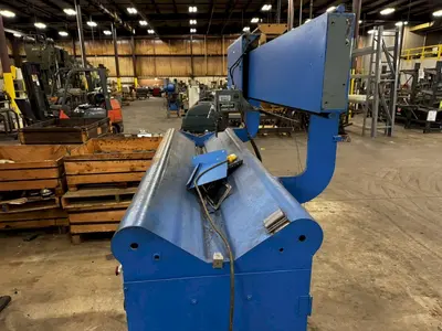 54" JETLINE MODEL #SWC-3A SEAM WELDER WITH SYNCROWAVE 250DX WELDER: YOBRO #23913
