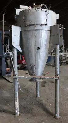 SPC8317  Bin Hopper Silo 45 cu.ft., bulk storage bin, Stainless Steel
