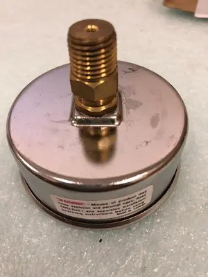 DURO-UNITED PRESSURE GAUGE 100PSI