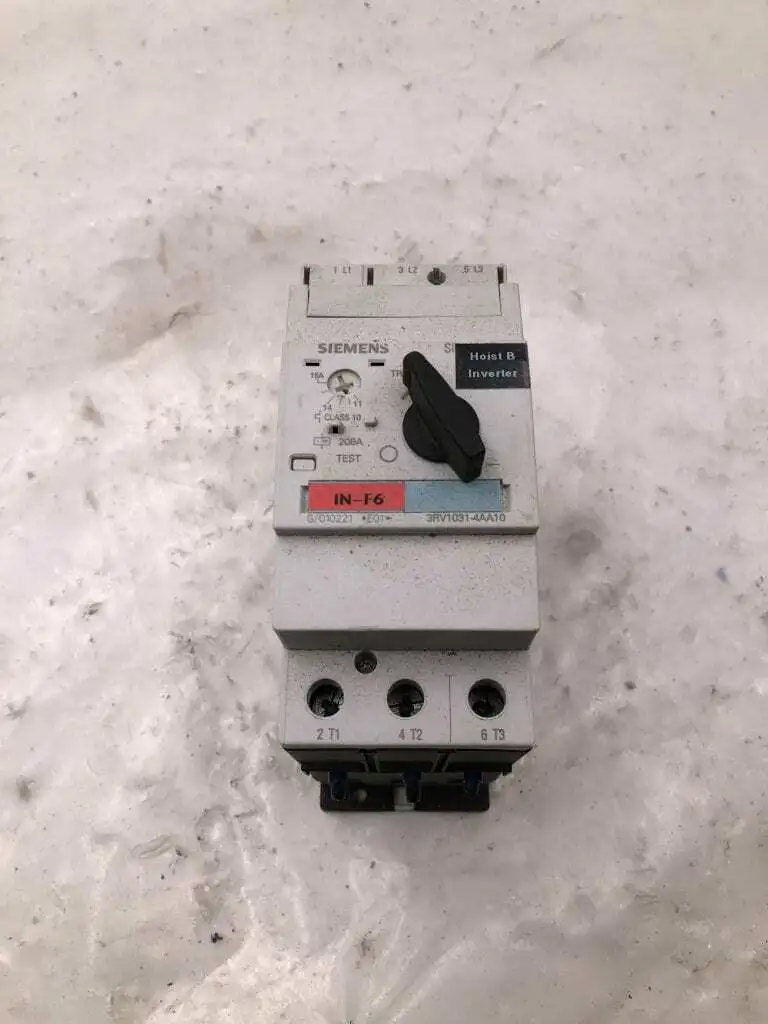 Siemens SIRIUS 3R 3RV1031-4AA10 Manual Motor Starter 11-16A / 208A Test