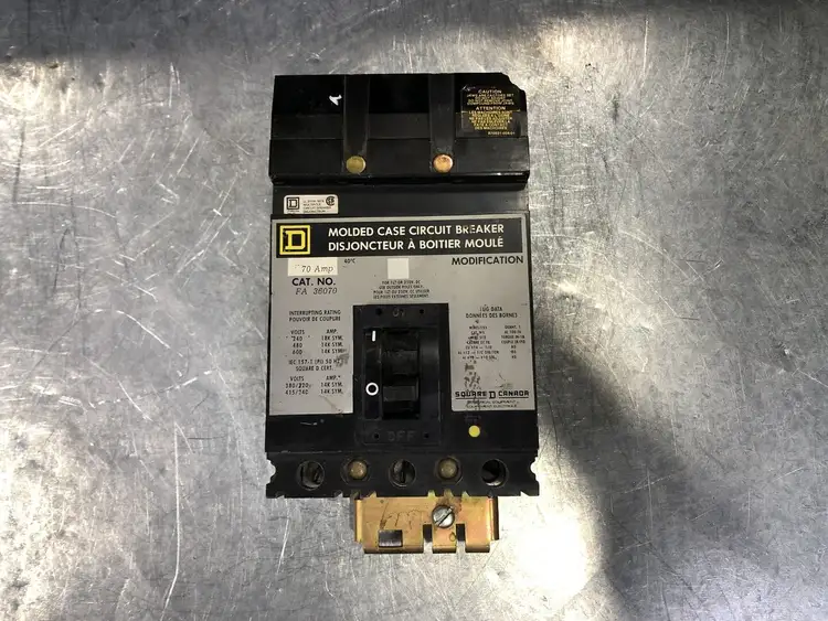 Used SQUARE D FA36070 Switchgears British Columbia CA | Lenmark #244099