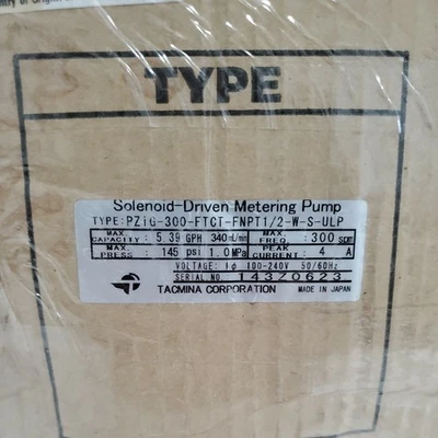 NEW Tacmina PZIG-300-FTCT-FNPT1/2-W-S-ULP