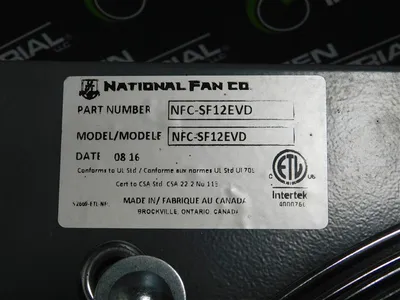 USED NATIONAL NFC-SF12EVD