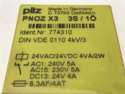 USED PILZ PNOZX3-3S/10