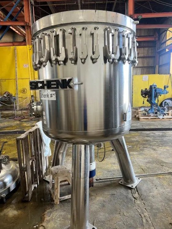 Used SCHENK 300 Square Foot Pressure Leaf Filters New Jersey US | Perry Equipment #118542