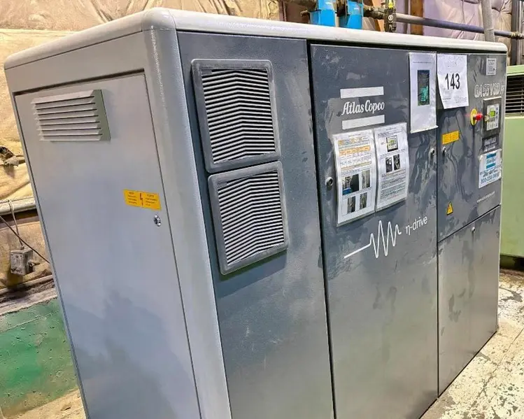 Used ATLAS COPCO GA55VSD Rotary Screw & Sliding Vane Air Compressors Pennsylvania US | Global Equipment International, LLC #296528