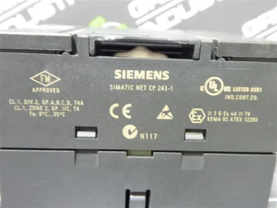 Siemens 6GK7 243-1EX01-0XE0 SIMATIC Ethernet CP 243-1 Module Used