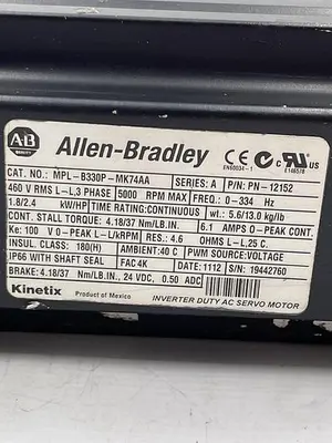 USED ALLEN-BRADLEY ALLEN-BRADLEY MPL-B330P-MK74AA SER A