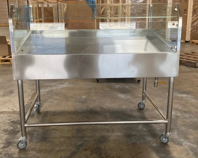 171-0008 60” Ice Bin Fish/Seafood Full Service Display Cooler