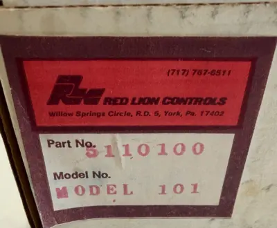 NEW RED LION CONTROLS 5110100 RPM DISPLAY