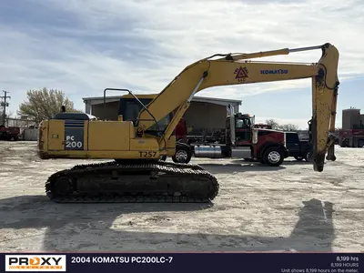 Used 2004 KOMATSU PC200LC-7 Excavators Texas US | Proxy Equipment #1383058