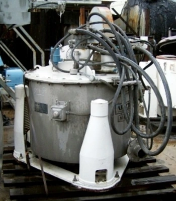 Ametek 32 x 20 perforate basket centrifuge, 316SS.
