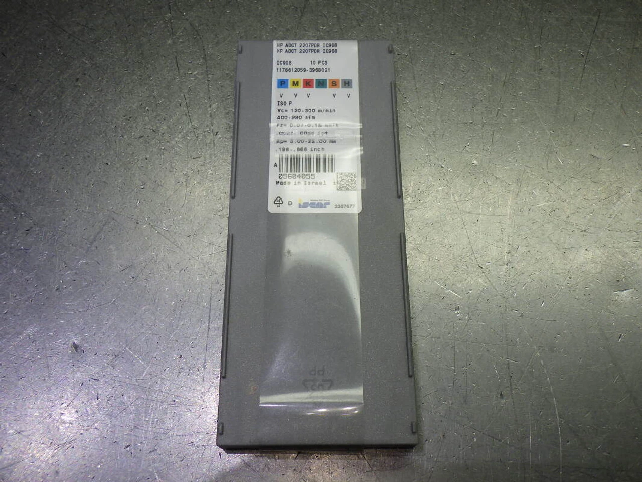Iscar Carbide Milling Inserts QTY10 HP ADCT 2207PDR IC908 (LOC2894A)