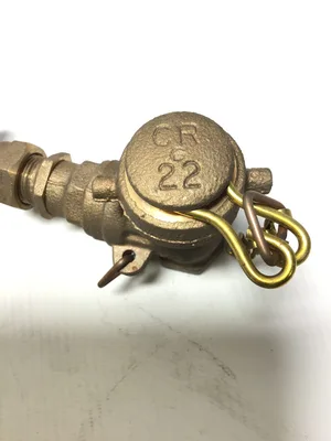 Nibco T-113-HC 1/2in Bronze Gate Valve, Thread x Hose Thread 039923616562