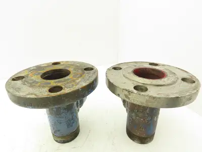 Tube-Line 2" Butt Weld Flange x 2" NPT Pipe Nipple #150  Lot of 4
