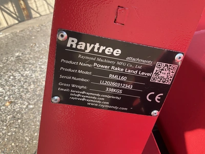 Used RAYTREE RMLL60 Compact Landscape Rakes Michigan US | Miedema Asset Management Group #1325606