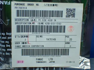 NEW FANUC A20B81010163