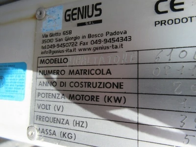 USED 2011 GENIUS RIBALTATORE 61000119