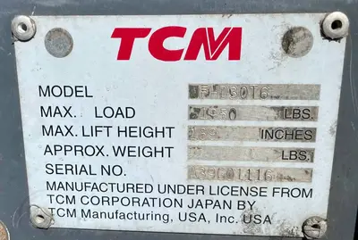 Used 2005 TCM FHD30T6 Internal Combustion Forklifts: Pneumatic Tire Texas US | TB Forklifts #1274991