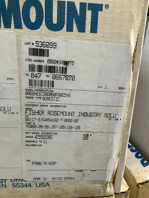FISHER ROSEMOUNT Temp Transmitters PN: 0068N21C30D060F60E5V6