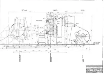 1987 100" Face Jagenburg VariStep 30 Rewinder/Slitter