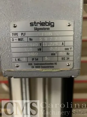 USED STREIBIG F865 S VERTICAL PANEL SAW