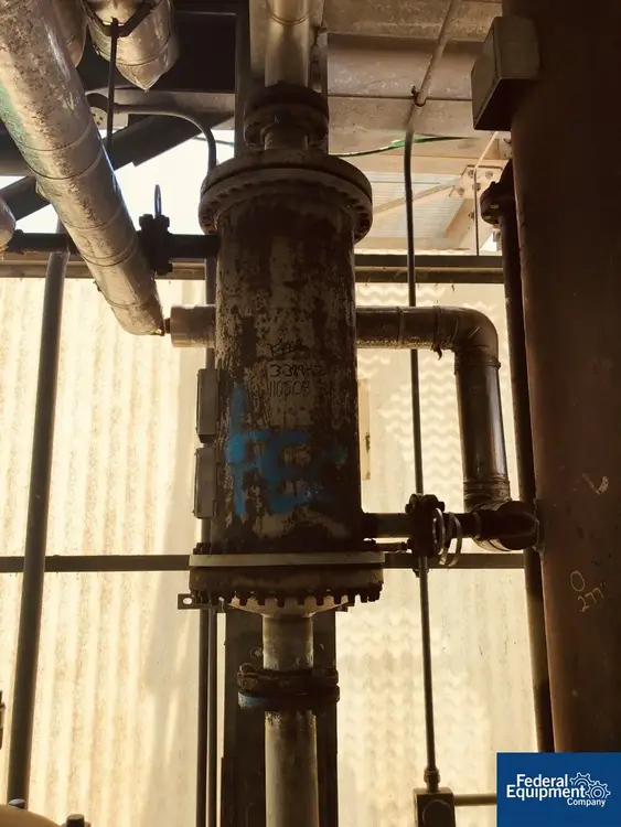 Used GMW, Inc. 90 Sq Ft GMW Heat Exchanger, 316 S/S, 100/75# Heat Exchangers Ohio US | Federal Equipment Company #126239