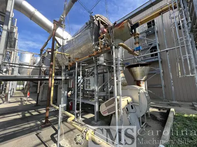 Used AEROGLIDE 13X60 STAINLESS STEEL DRUM DRYERS WITH BURNER - 2 AVAILABLE Drum Dryers North Carolina US | CAROLINA MACHINERY SALES #1439474