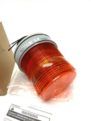 New | in-Stock Edwards Signaling AdaptaBeacon Strobe Beacon Amber 240VAC 0.02A Safety Products (Other) Michigan US | Maverick Industrial Sales #1392750