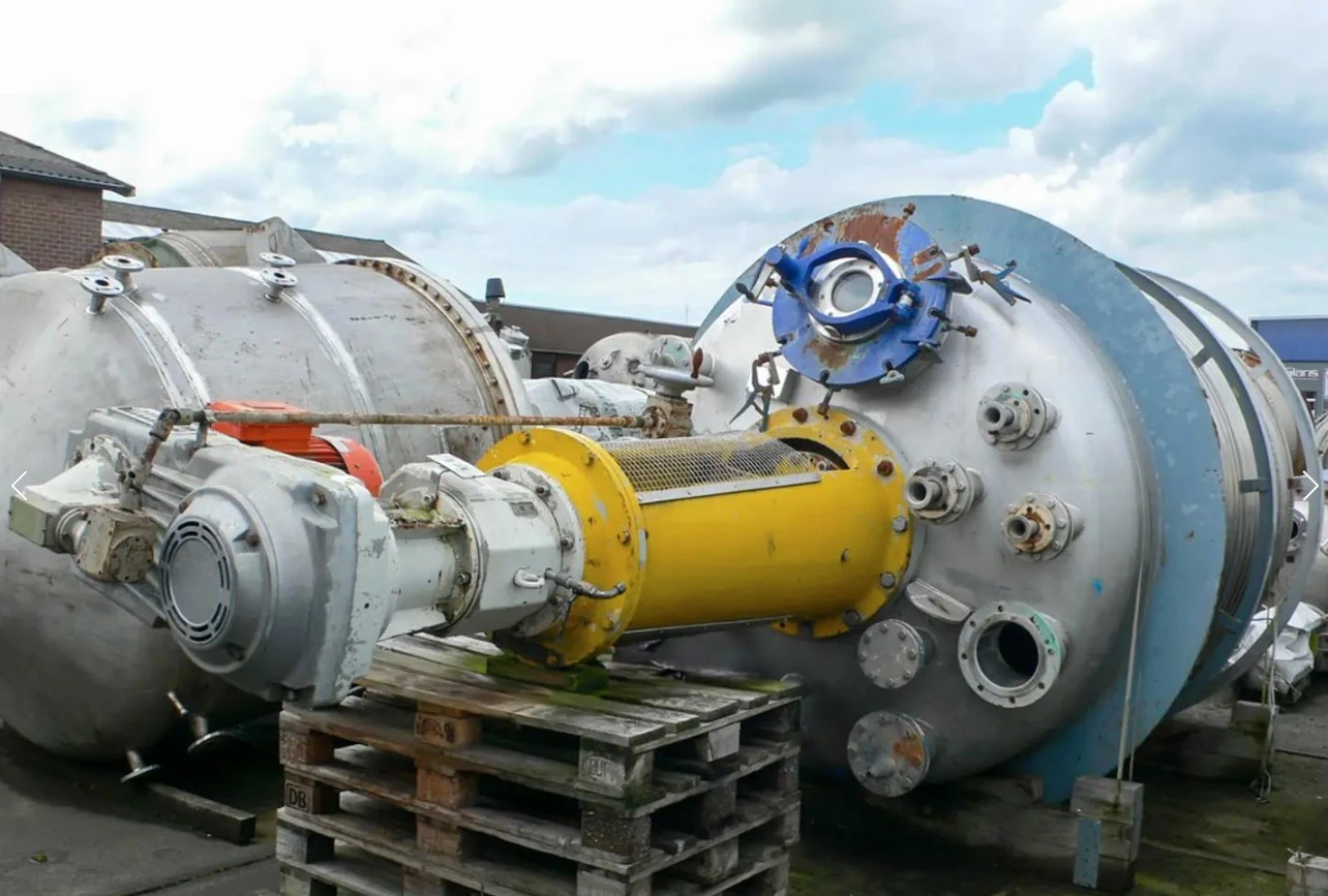 6,300L S/S JKTD Reactor 17.5 kW