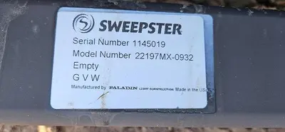 New | in-Stock SWEEPSTER _UNKNOWN_ Power Brooms Utah US | CSS Equipment Sales #1347221