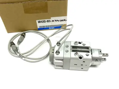Used SMC Pneumatic Rotary Gripper Module, w/ Auto Switches Rotary Actuators Michigan US | Maverick Industrial Sales #1389152