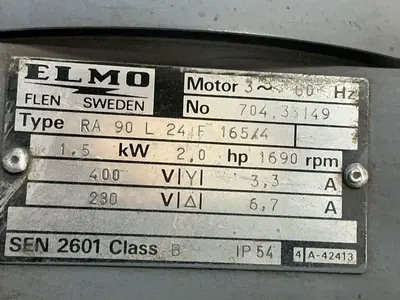 Used ELMO RA 90 L 24 F 165/4 Motors (misc) Ohio US | HGR 24 #1446059