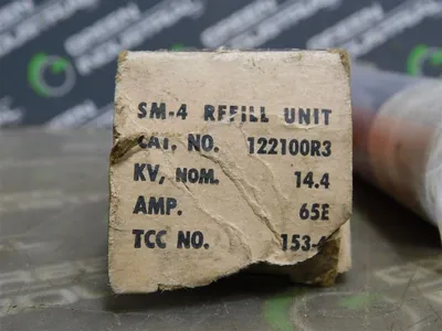 S&C 122100-R3 SM-4 Power Fuse Refill Unit 14.4kV 65E TCC No. 153-4 New