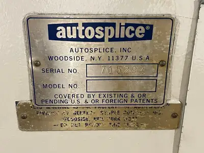 Used Autosplice Terminal Pin Insertion Machine w/ Foot Pedal 715294 Odd-Form Component Inserter Michigan US | Maverick Industrial Sales #1473879