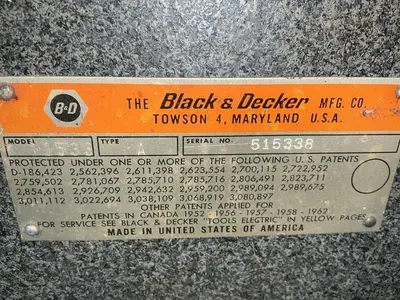 Used BLACK & DECKER TI533 Woodworking Radial Arm Saws Ohio US | HGR 24 #1539737