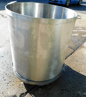 USED SS OPEN TANK 75 GALLON