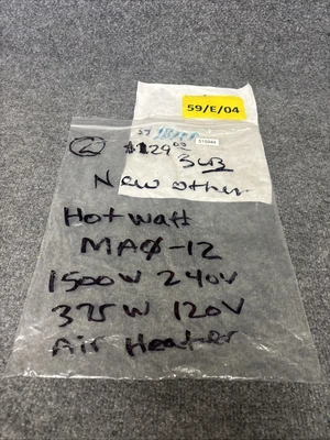New | in-Stock Hotwatt MA0-12 Misc Industrial Equipment California US | Davliegogo LLC #1729886