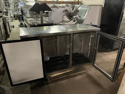 174-0093 Glastender BB60-LI-BSH 60” Back Bar Self Contained 2 Door Cooler
